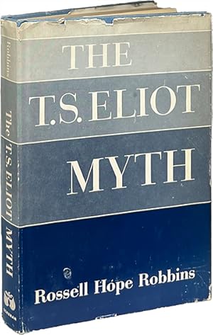 Bild des Verkufers fr The T.S. Eliot Myth zum Verkauf von Carpetbagger Books