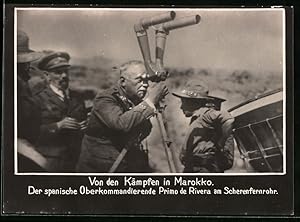 Fotografie Rifkrieg - Spanisch-Marokkanischer Krieg 1921-1926, Spanischer Oberkommandierender Pri...