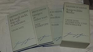 Bild des Verkufers fr Ausgewhlte Werke. Gedichte, Schriften und Reisebilder. HEINE, Heinrich.(3 Bde. = kplt.). zum Verkauf von Versandantiquariat Ingo Lutter