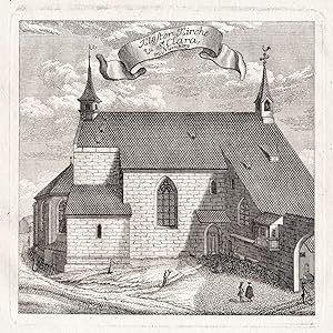 Bild des Verkufers fr "Kloster-Kirche zu St. Clara in Nrnberg" - Nrnberg St. Klara Kirche zum Verkauf von Antiquariat Steffen Vlkel GmbH