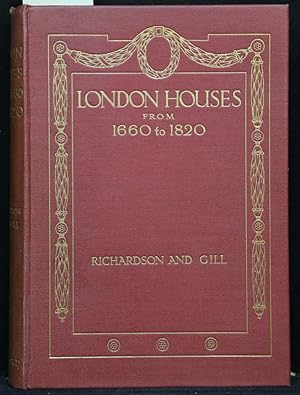 Image du vendeur pour London Houses from 1660 to 1820. A Consideration of their Architecture and Detail. mis en vente par Antiquariat  Braun