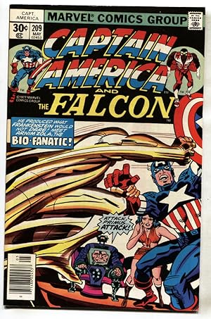 CAPTAIN AMERICA #209 1977-FALCON-JACK KIRBY comic book