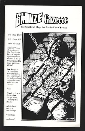 Seller image for Bronze Gazette #10 10/1993-Doc Savage fanzine-Doc Savage info--Loaded with pulp info-VF for sale by DTA Collectibles