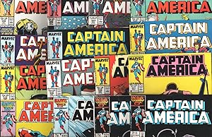 Captain America Comic Lot 1986-Total of 25 comics-Mostly VF, many higher grade