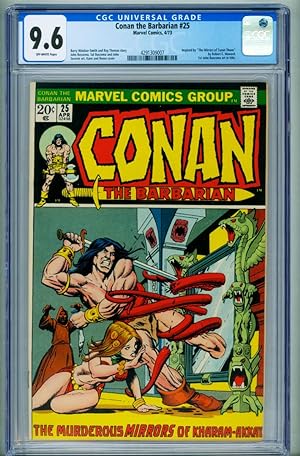 CONAN THE BARBARIAN #25 CGC 9.6 comic book 1973-MARVEL 4291309007