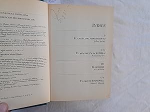 Seller image for El undcimo mandamiento. El mensaje en la botella. El refugio. El oro de Stonewall. Pertenece a la Biblioteca de Selecciones ?Libros selectos?. for sale by Librera "Franz Kafka" Mxico.