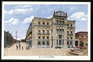 Ansichtskarte Colombo, G.O.H., Grand Oriental Hotel