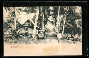 Ansichtskarte Singapore, Native Village