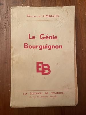 Imagen del vendedor de Le gnie bourguignon a la venta por Librairie des Possibles