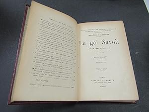 Imagen del vendedor de Nietzsche Friedrich. Le gai Savoir (La Gaya Scienza). Mercure de France. 1917 a la venta por Amarcord libri