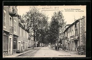 Carte postale Bretenoux, La Grand`Rue