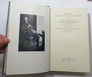 Bild des Verkufers fr Memoirs of Travel, Sport, and Natural History zum Verkauf von Renaissance Books, ANZAAB / ILAB