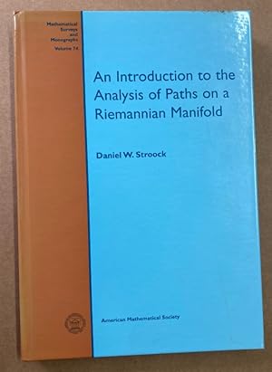 Imagen del vendedor de An Introduction to the Analysis of Paths on a Riemannian Manifold. a la venta por Plurabelle Books Ltd