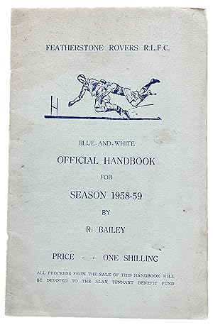 Featherstone Rovers R.L.F.C. Blue-And-White Official Handbook for Season 1958-59