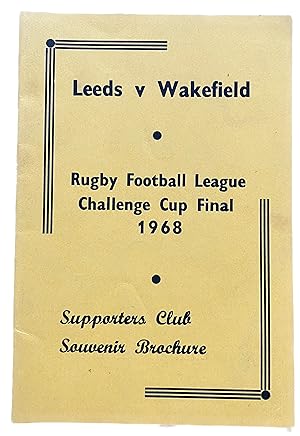 Leeds v Wakefield: Rugby Football League Challenge Cup Final 1968