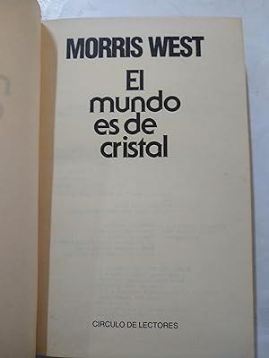 Seller image for El mundo es de cristal for sale by Libros nicos