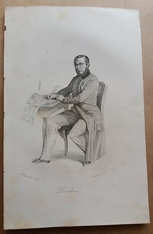 Image du vendeur pour GRAVURE Pierre Joseph PROUDHON 1849 Lacauchie Buland mis en vente par CARIOU1