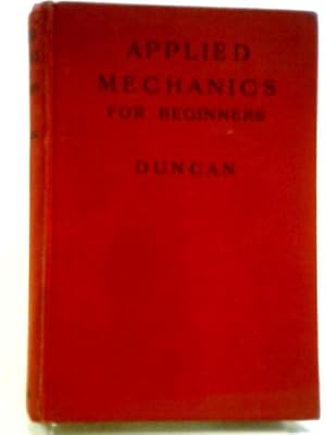 Seller image for Applied Mechanics For Beginners for sale by World of Rare Books