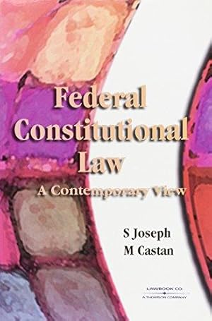 Bild des Verkufers fr Federal Consitutional Law: A Contemporary View zum Verkauf von WeBuyBooks