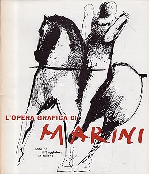 Seller image for Marino Marini: L'opera grafica e le pitture.Introduzione di Werner Hofmann for sale by librairie le Parnasse