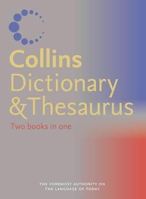 Seller image for Collins Dictionary and Thesaurus: Two books in one for sale by WeBuyBooks