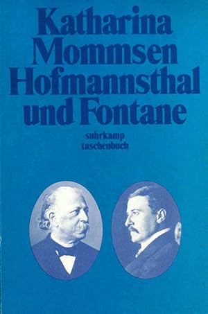Seller image for Hofmannsthal und Fontane. (= suhrkamp taschenbuch 1228). for sale by ANTIQUARIAT MATTHIAS LOIDL