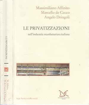 Bild des Verkufers fr Le privatizzazioni nell'industria manifatturiera italiana zum Verkauf von Biblioteca di Babele