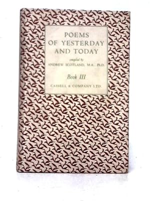 Seller image for Poems of Yesterday and Today Book III for sale by World of Rare Books