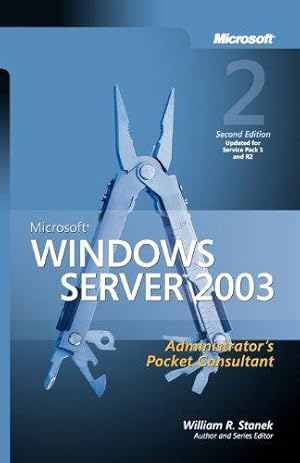 Immagine del venditore per Microsoft Windows Server 2003 Administrators Pocket Consutant 2e venduto da WeBuyBooks