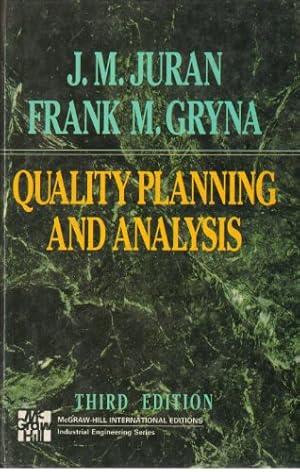 Seller image for Quality Planning and Analysis for sale by WeBuyBooks