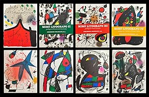 Imagen del vendedor de Miro Litografo Volumes: 1 to 4. 32 Original lithographs by Joan Miro. a la venta por Marninart, Inc (ABAA - ILAB)