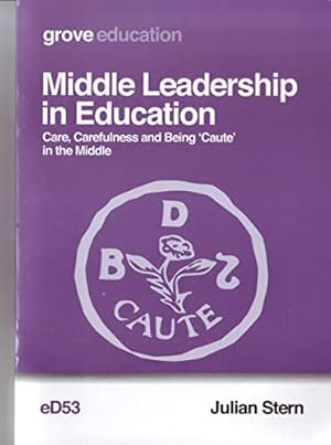 Image du vendeur pour Middle Leadership in Education mis en vente par WeBuyBooks