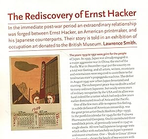 Imagen del vendedor de The Rediscovery of Ernst Hacker a la venta por ! Turtle Creek Books  !