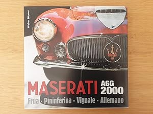 The Maserati A6G 2000: Pininfarina, Frua, Vignale, and Allemano