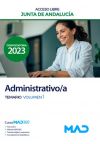 Administrativo/a (acceso libre). Temario volumen 1. Junta de Andalucía