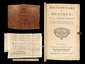 Image du vendeur pour Dictionnaire de Musique mis en vente par Schilb Antiquarian