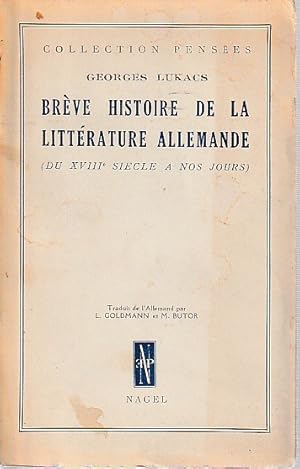 Seller image for Brve histoire de la littrature allemande : Du XVIIIe sicle  nos jours, for sale by L'Odeur du Book