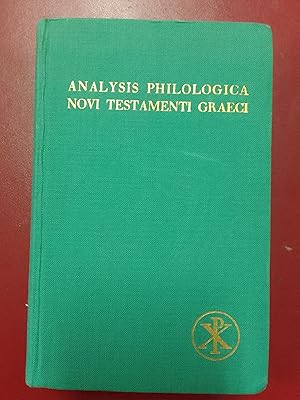 Analysis Philologica Novi Testamenti Graeci