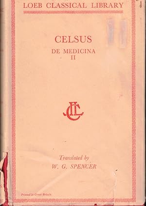 Celsus: De Medicina II