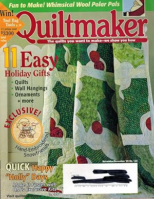 Seller image for QUILTMAKER NOVEMBER/DECEMBER 2009, NO. 130 for sale by Z-A LLC