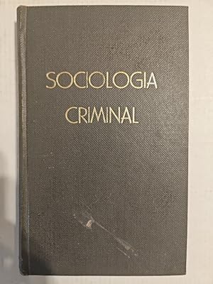Seller image for Sociologa criminal. for sale by TraperaDeKlaus