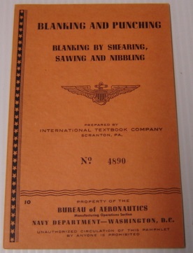 Image du vendeur pour Blanking & Punching: Blanking By Shearing, Sawing & Nibbling (#4890) mis en vente par Books of Paradise
