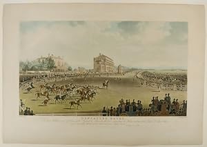 Seller image for St. Leger The Start] Doncaster Races. To the Noblemen and Gentlemen of the Turf, and the Subscribers this print representing the Horses starting for the Great St. Ledger [sic.] Stakes, is most respectfully dedicated by their obedient and most obliged Servants, S. and J. Fuller for sale by Donald A. Heald Rare Books (ABAA)