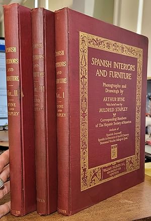 Spanish Interiors and Furniture. Volumes 1, 2 and 3