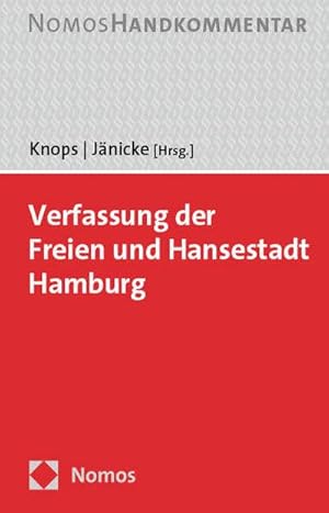 Immagine del venditore per Verfassung der Freien und Hansestadt Hamburg : Handkommentar venduto da AHA-BUCH GmbH