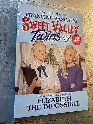 Seller image for Elizabeth the Impossible (Sweet Valley Twins) #51 for sale by PAPPINFUSS Books