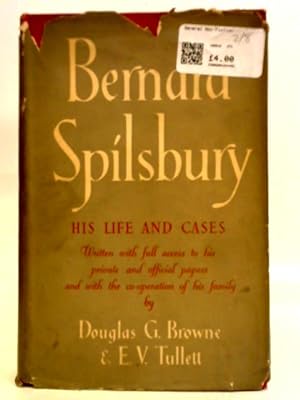 Imagen del vendedor de Bernard Spilsbury His Life And Cases a la venta por World of Rare Books
