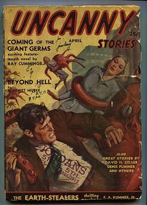 Uncanny Stories Pulp #1 April 1941 -JACK KIRBY Giant Germs