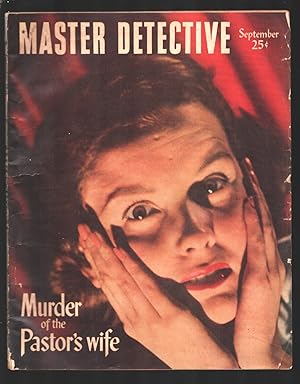Master Detective 9/1948-Murder of the Pastor's Wife-Gun Girl-Mystery stories with crime scene & p...