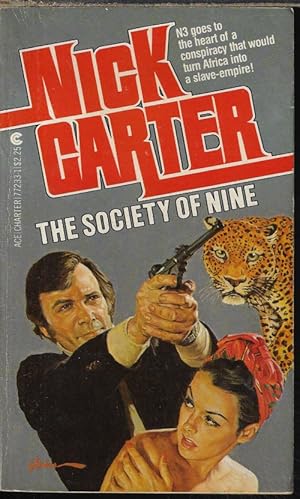 Imagen del vendedor de THE SOCIETY OF NINE: (Nick Carter)[David Hagberg aka][Killmaster series] a la venta por Books from the Crypt